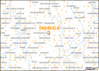 map of Naqīb Kolā