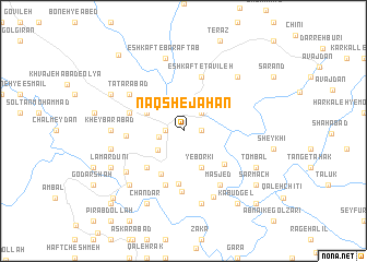 map of Naqsh-e Jahān