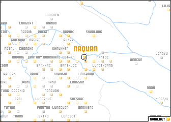 map of Nà Quản