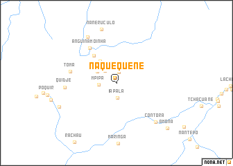 map of Naquequene