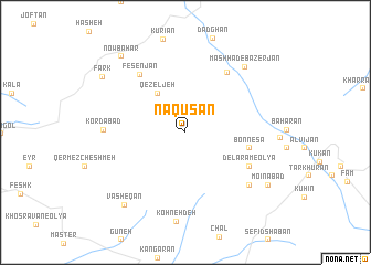 map of Naqūsān