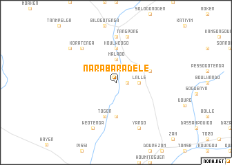 map of Narabaradélé