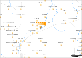 map of Narabi