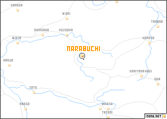 map of Narabuchi