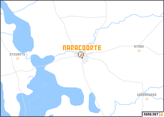 map of Naracoorte