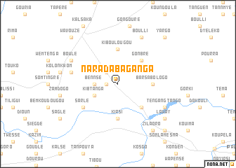 map of Naradabaganga