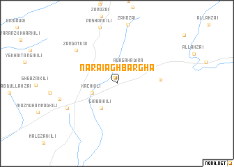 map of Narai Aghbargha