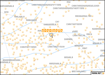 map of Narāīnpur