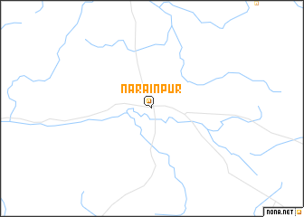 map of Nārāinpur