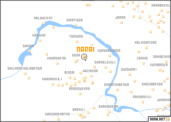 map of Narai