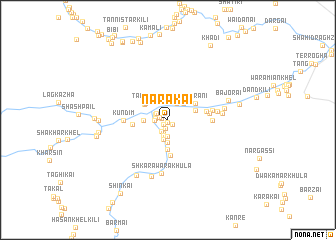 map of Narākai