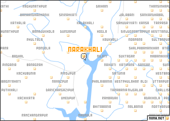 map of Narakhāli