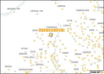 map of Nara Kharkai