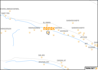 map of Nārak