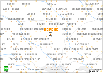 map of Narama