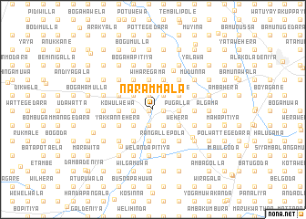 map of Narammala