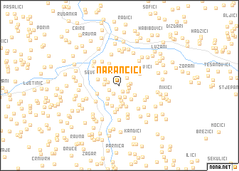 map of Narančići