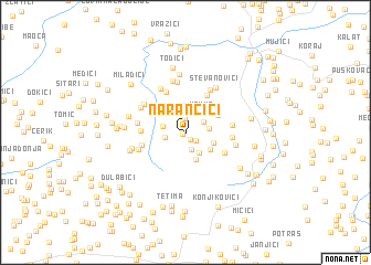 map of Narančići