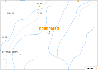 map of Narandiba