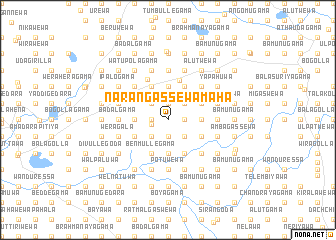 map of Narangassewa Maha