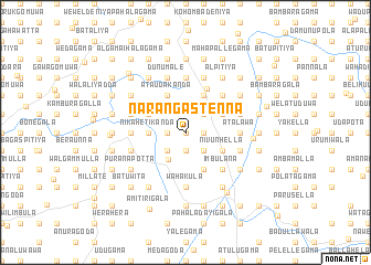 map of Narangastenna