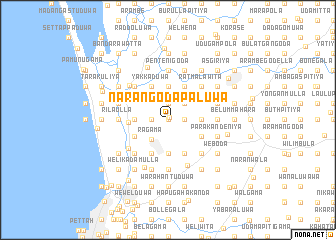 map of Narangodapaluwa