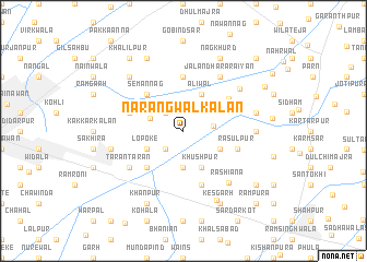 map of Narangwāl Kalān