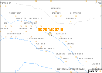 map of Naranja Azul