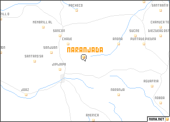 map of Naranjada