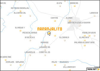 map of Naranjalito