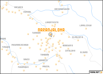 map of Naranja Loma