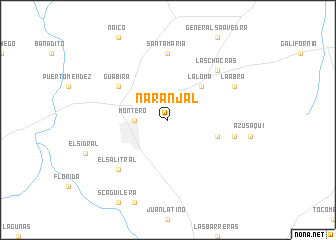 map of Naranjal