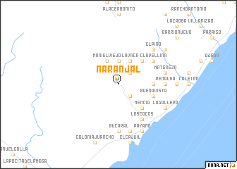 map of Naranjal