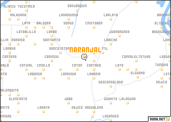 map of Naranjal