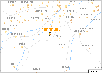 map of Naranjal