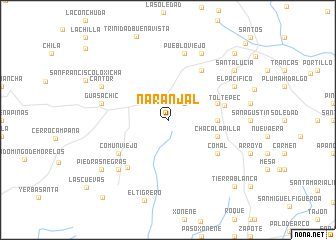 map of Naranjal