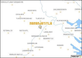 map of Naranja Titla