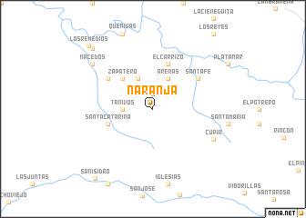 map of Naranja