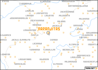 map of Naranjitas