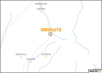 map of Naranjito