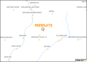 map of Naranjito