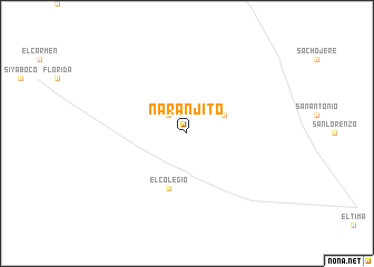 map of Naranjito