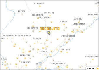 map of Naranjito