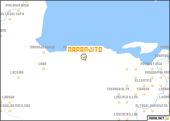 map of Naranjito