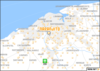 map of Naranjito