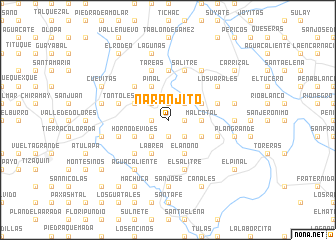 map of Naranjito