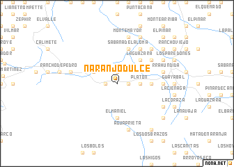 map of Naranjo Dulce