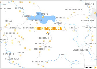 map of Naranjo Dulce