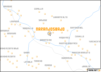 map of Naranjos Bajo