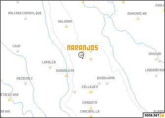 map of Naranjos